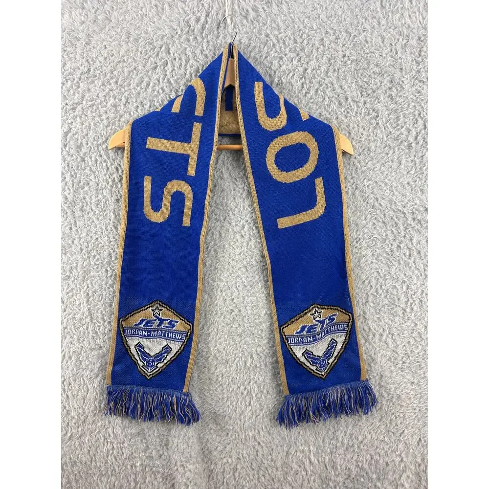 Jordan Matthews Soccer Football Supporters Scarf Blue Gold‎ Knit Acrylic Poland
